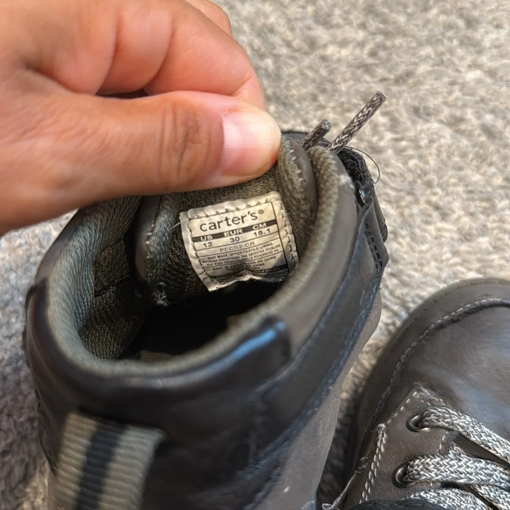 Carters | Lace Up Work Boots for Little Boys